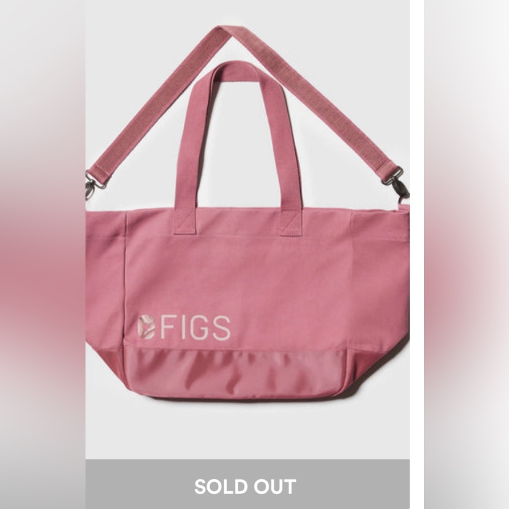 Figs BCA laminated tote in Quartz